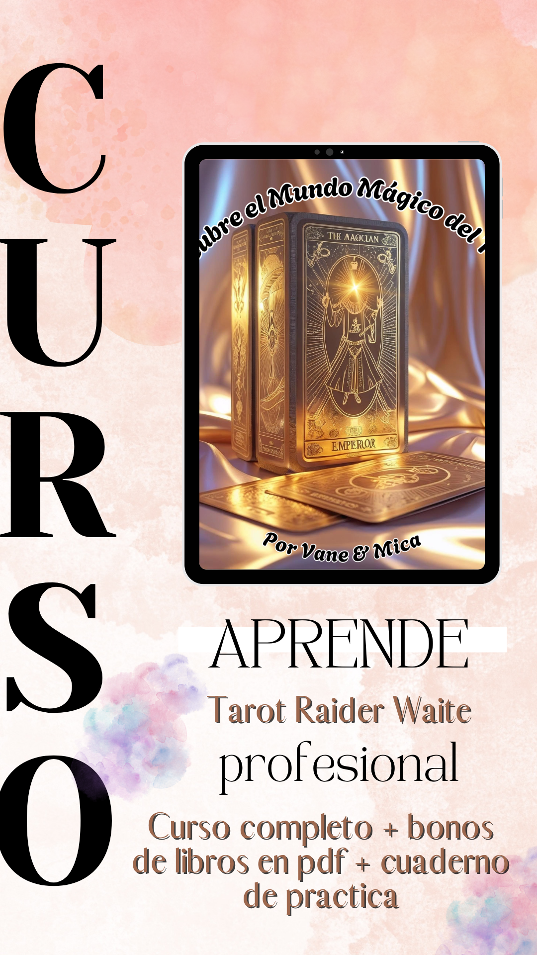 🔮 Curso de Tarot Raider Waite Completo + Pack Premium de Bonos 🔮